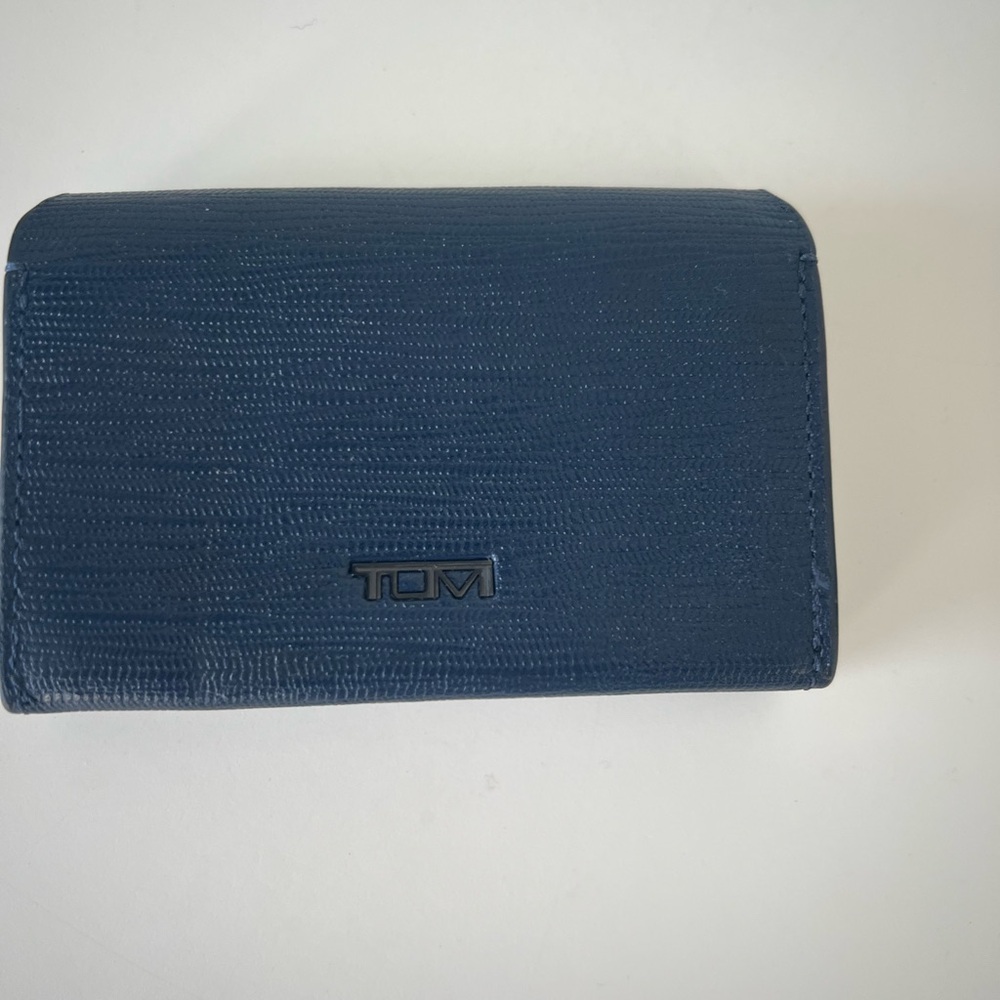 Tumi Navy Textured Wallet